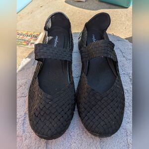 Comfortview Black Slip On Shoes Size 12WW